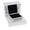 De Walden Gran Engraved Silver Plated Trinket Box in a Satin Box
