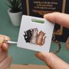 Azeeda 'Singing Cat Trio' Keyring Tape Measure/Spirit Level Tool (KM00039236)