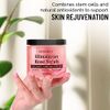 Himalayan Salt Body Scrub 12 oz - with Collagen and Stem Cells - Exfoliating Salt Scrub for Cellulite - Deep Cleansing for Acne, Scars, Wrinkles - Moisturizes Skin