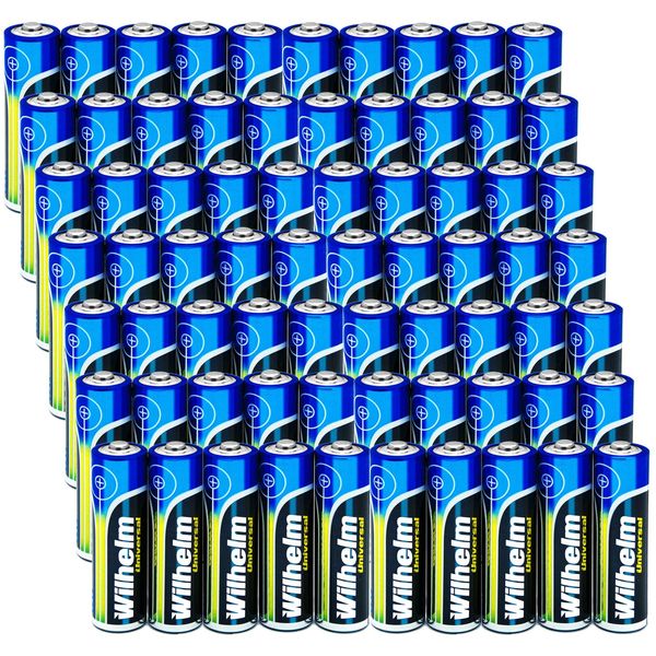 Wilhelm 70 AA Mignon Universal Alkaline Batterien im Shrink LR6…