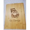 Wood Burned Bamboo Cutting Boards