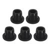 sourcing map 5 Pcs Black Plug Holes, Waterproof Rubber Button Plug for 10mm / 0.39" Hole