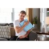 Sunbeam Heating Pad for Pain Relief, Standard Size UltraHeat, 3 Heat Settings with Moist Heat, Light Blue, 12-Inch x 15-Inch