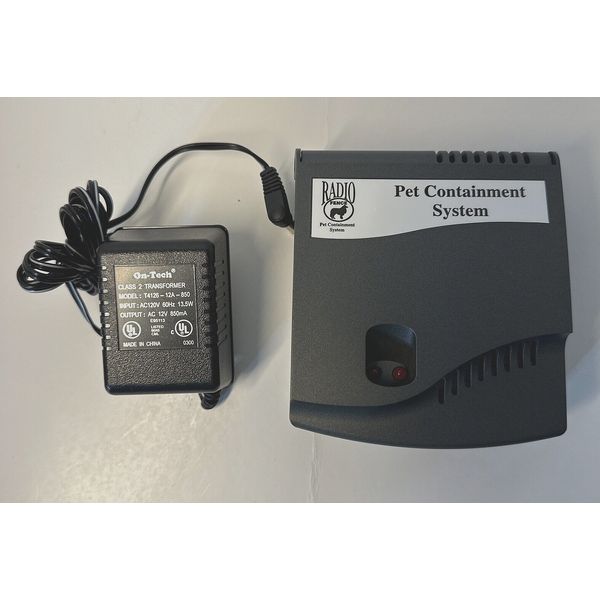 PetSafe Pet Containment System RF-1002 Transmitter With Power Supply Cord.