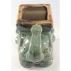 Lucky Bamboo Square elephant - Ceramic Vase Quality unique from Jmbamboo
