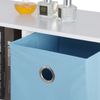 Cube 6 Cubby Storage Shelf Organizer Stackable Counter Cabinet Top Bookcase 