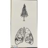 Inkbox Tattoos For Now Brand Temporary Tattoos - Trees And Lungs