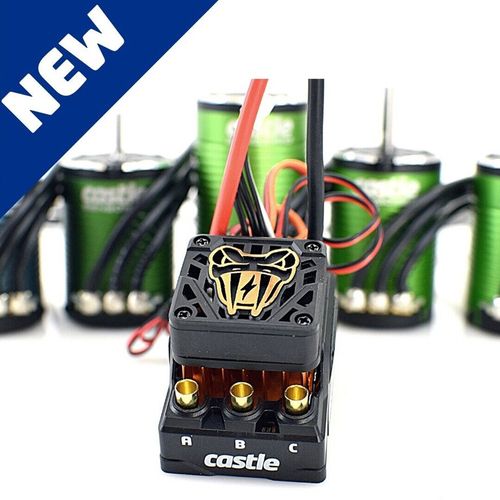 Castle Creations Copperhead 10 ESC w/1415-2400Kv Brushless Motor