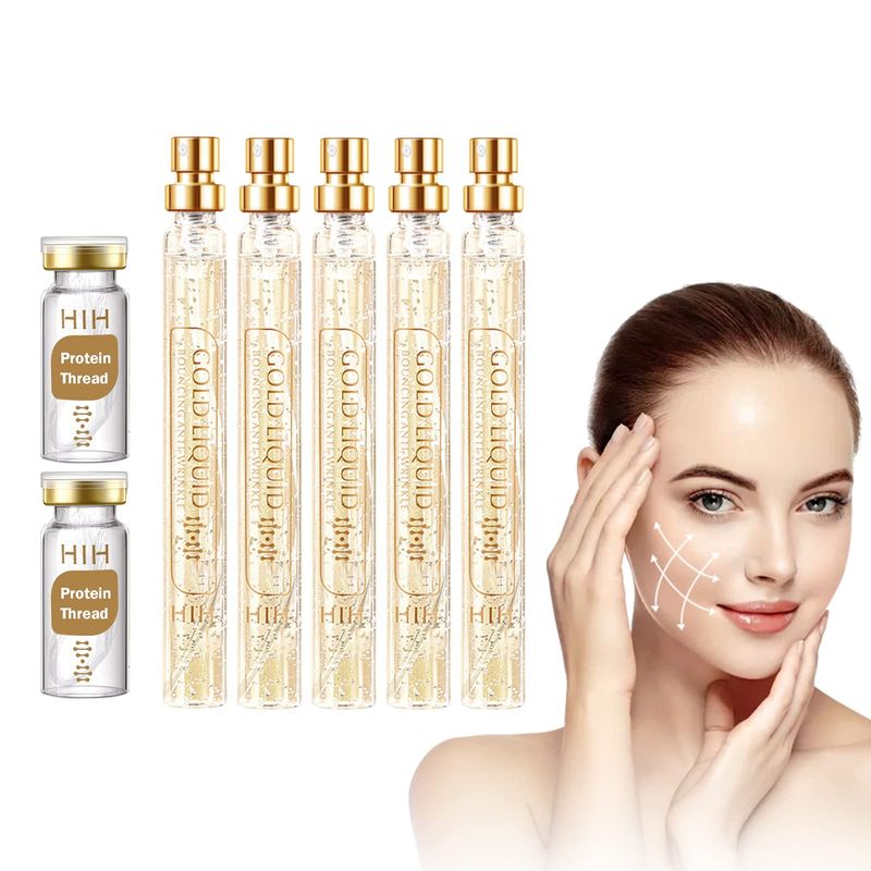 Soluble Protein Thread, Nano Gold Essence Combination, Combination of ...