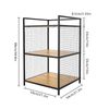Printer Stand Storage Rack Bookshelf Kitchen Shelf Microwave Oven Holder 3 Layer