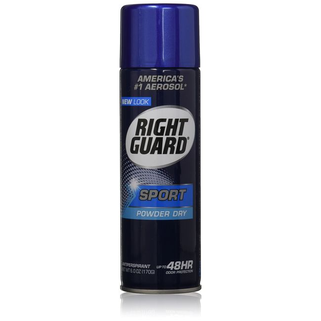 Right Guard Aerosol Sport Powder Dry Antiperspirant 6 Oz Everymarket 3406