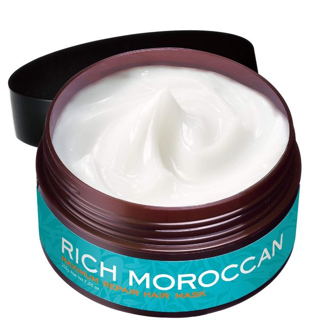 Rich Moroccan Maximum Repair Hair Mask [200g / Rinse Treatment] Argan Oil (Made in Japan), Hair Pack, Hair Mask, Salon, Moist