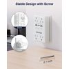 Wall Outlet Extender with Screw 8 Way Outlets with 1680J Surge Protected Mult
