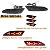 For 2012-2014 Ford Focus Smoked Rear Reflector Tail LED Sequential Signal lights
