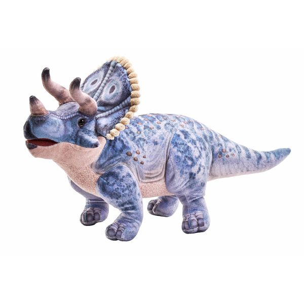 Wild Republic Artist Collection, Dinosaur Triceratops, Gift for Kids, 15 inches, Plush Toy, Fill is Spun Recycled Water Bottles