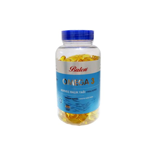 Omega 3 Norveç Balık Yağı İçeren 200 Kapsül (1380 MG - Form)