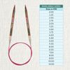 KnitPro 40 cm x 7 mm Symfonie Fixed Circular Needles, Multi-Color