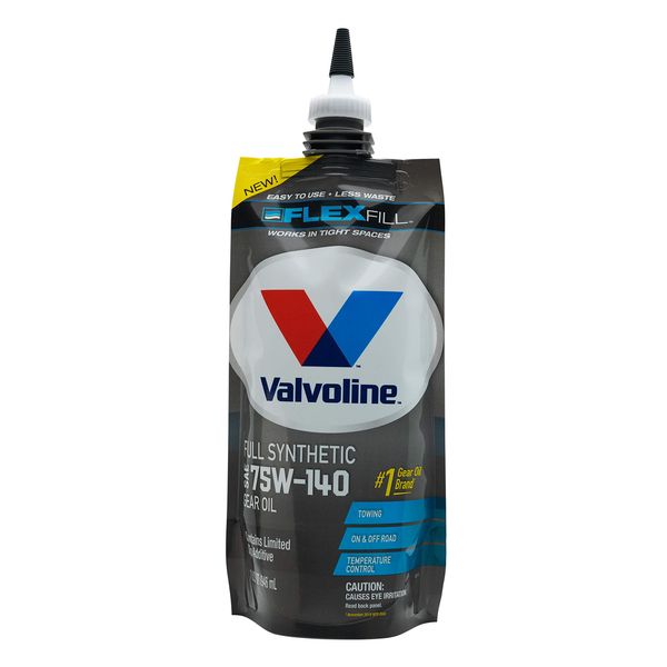 Valvoline FlexFill Full Synthetic SAE 75W-140 Gear Oil 1 QT Pouch