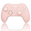 QRD Junior E5 Wireless Controller, Portable Controller for Switch Lite OLED Pro PC Windows Mac iOS Andoird (Switch Controller Pink)