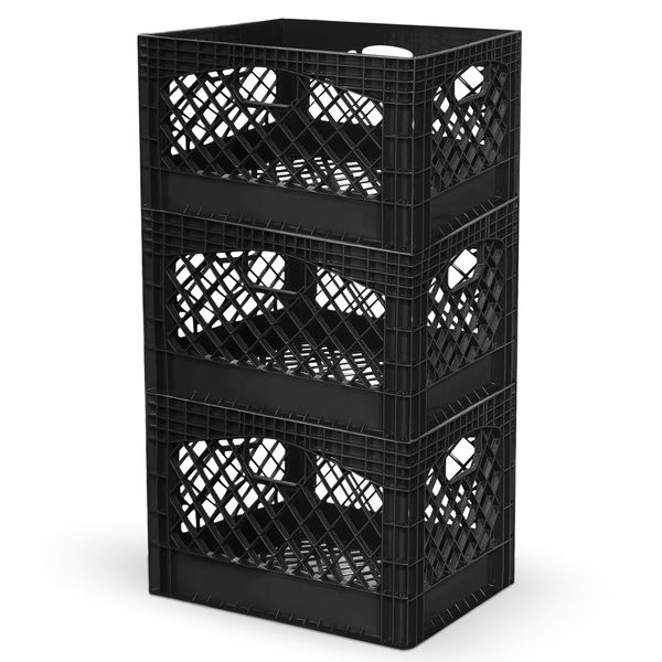 Juggernaut Storage Crate for Office Storage & Classroom Organization, 3-Pack