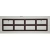 STOCKTON 612 CHOCOLATE Replacement Window Inserts/LONG Panel HOLMES Garage Doors