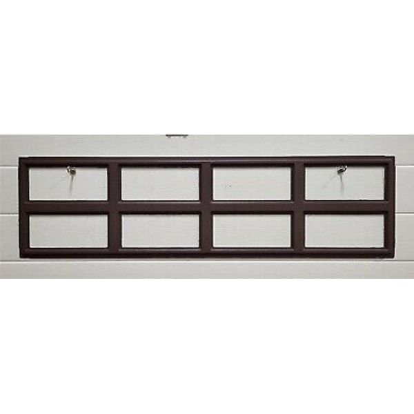 STOCKTON 612 CHOCOLATE Replacement Window Inserts/LONG Panel HOLMES Garage Doors