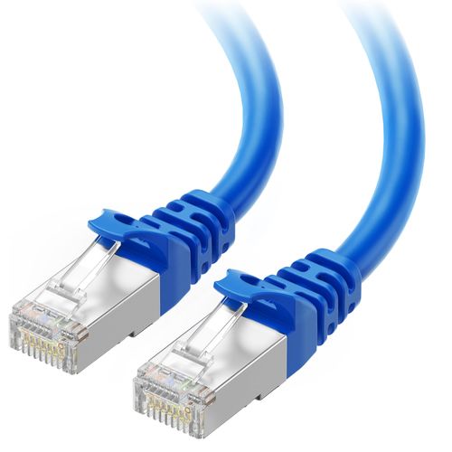 Cable Matters 10Gbps Snagless Shielded Cat 6A Ethernet Cable - 35ft, Cat 6A Cable, Cat6A Cord, Ethernet Cord, Blue