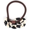 Aceti Hair Rubber Braided Stylish Cute (White, Black)