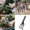 Fiskars Solid Flower Rake, black / orange
