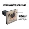 GRAPHICS & MORE Pug Dog Breed Tow Trailer Hitch Cover Plug Insert