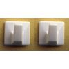 Robust Window Screen, Fly Protection, Strip Screen, Door Panel, Silver (80 cm Wide), Complete with Self-Adhesive Hooks for UPVC Plastic Frames