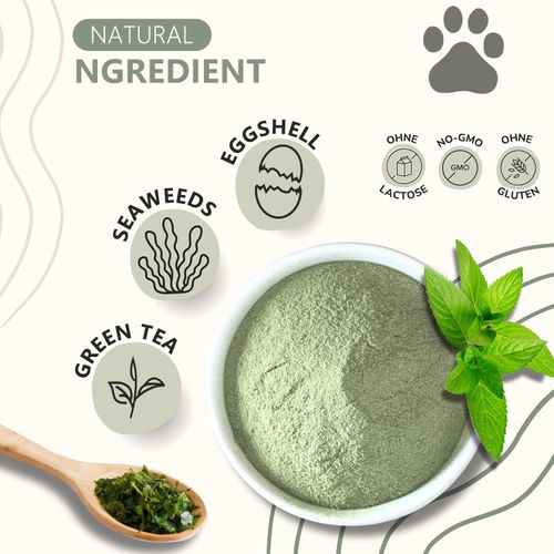 HONGYEE Dog Teeth Cleaning Powder 150g, Dog Breath Freshener, Effectively removes Tartar and Bad Breath, inhibits Plaque, Suitable for Dogs and Cats' Teeth Care Powder