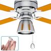 Ceiling Fan Pull Chains, Premium 20-Inch Extension Chains for Ceiling Fans 2Pcs