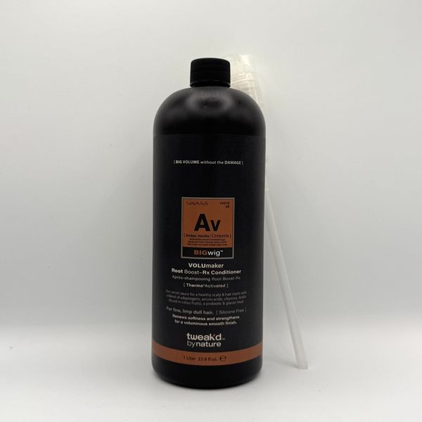 Tweak'd Nature Volumaker Root Boost Amber Vanilla Conditioner 33.8 oz | w/Pump