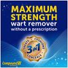Compound W Maximum Strength One Step Invisible Wart Remover Strips, 14 CT, 2 Pack