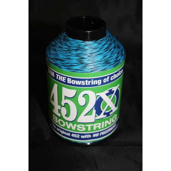 BCY 452X Bowstring Material 1/4lb Electric Blue & Black Speckled  Bow String