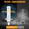 10000K H1 LED Headlight Bulbs Conversion Kit High Low Beam Super Bright White 4X