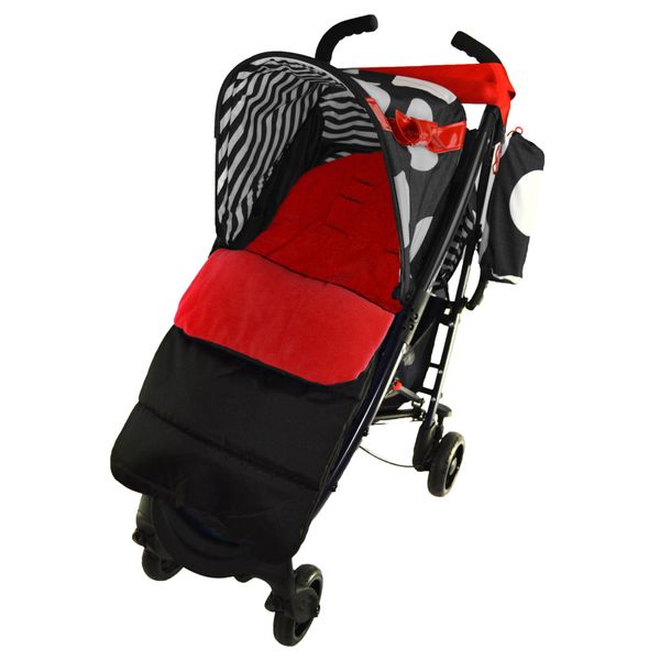 Footmuff/Cosy Toes Compatible with Cosatto Pushchair Fire Red