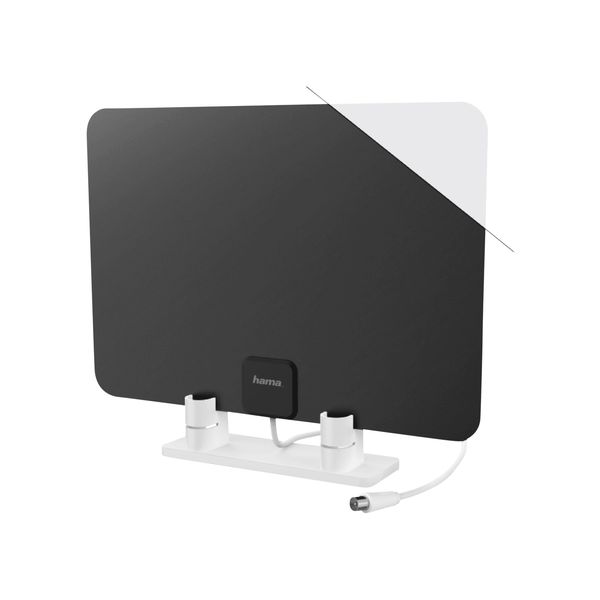 DVB-T/DVB-T2-Zimmerantenne, Performance 15, superflach, Weiß/Schwarz