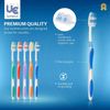 100 Bulk Wholesale Toothbrush Individually Wrapped Classic Medium Soft With Cap