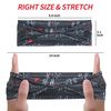 ABAMERICA Headbands with Button for Mask, Wide Nurses Headbands Non Slip Elastic Ear Protection for Women Men Doctors Sweatband Head Wrap (BUTTON- 4 PACK COLOR07)