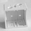 Generic 4pcs White Plastic Blind Brackets for 1" Headrail, Wall Mount, Blind Holder Bracket