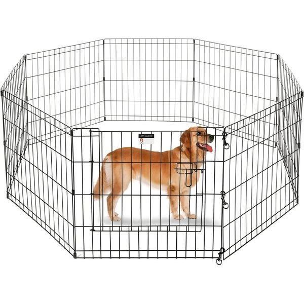 Portable Folding Pet Playpen Dog Puppy Fences Gate Home Indoor Outdoor Fence NEW