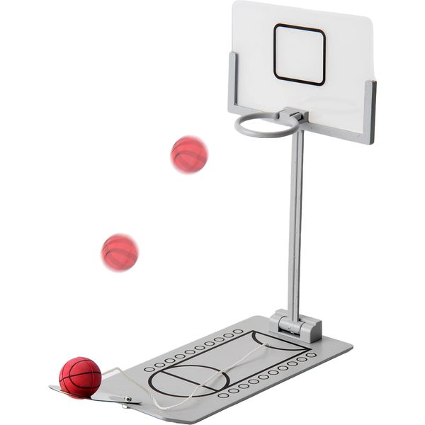 PowerTRC Desktop Basketball Hoop Game, Table Top Basketball Games Mini Desk Toys for Office for Adults Kids Novelty Toy Gift Idea