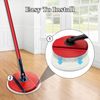 Mop Cloth Replacement Pads for Vileda Clean Spin Head Refills, Washable Mop Head Replacement Microfiber for Cleaning Floor