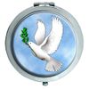 Dove of Noah and Peace Compact Mirror