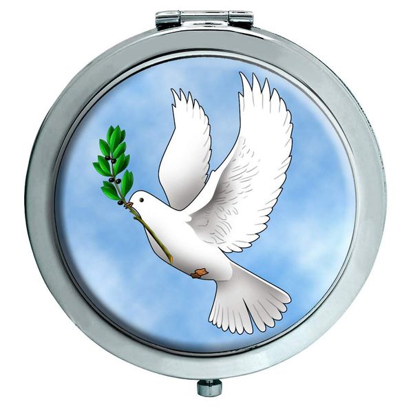 Dove of Noah and Peace Compact Mirror