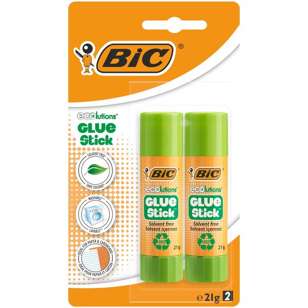 Klej ECOlutions Glue Stick 21 g Blister Pack of 2
