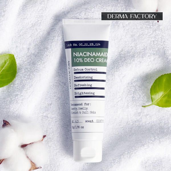 [Derma Factory] Vegan certified niacinamide 10% deo cream 50g