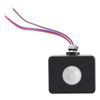 Outdoor Black 240V Mini Recessed PIR Motion Lighting Sensor/IP65 Detector
